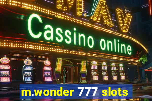 m.wonder 777 slots